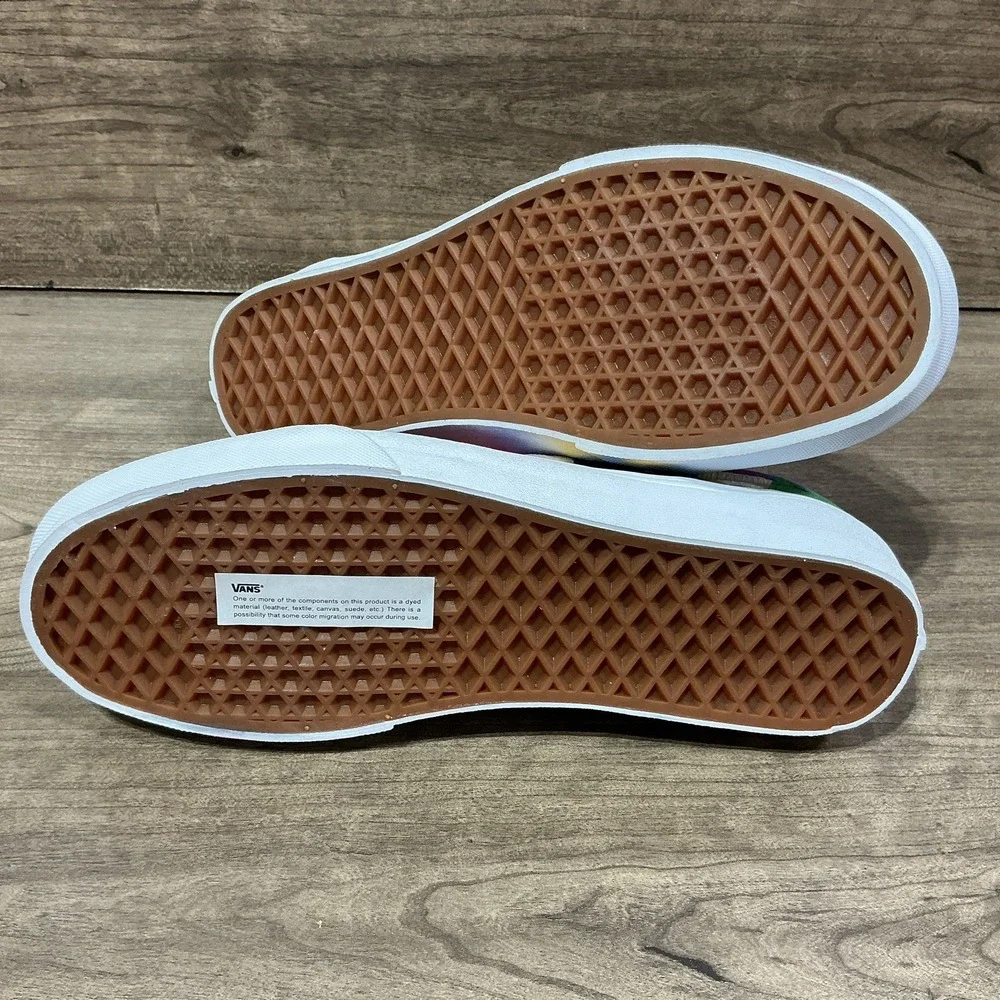 Vans Unisex Old School Statement Block Skate Shoes Mens Size 7.5 Womens Size 9